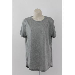 Victoria's Secret PINK Short Sleeve Crew Neck T-Shirt - Gray - Meduim